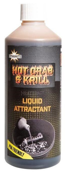 Ліквід Dynamite Baits Hot Crab & Krill Liquid Attractant 500ml
