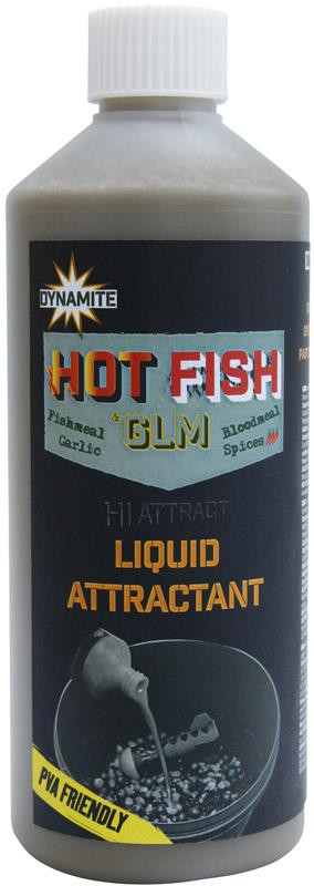 Ліквід Dynamite Baits Hot Fish & GLM Liquid Attractant 500ml
