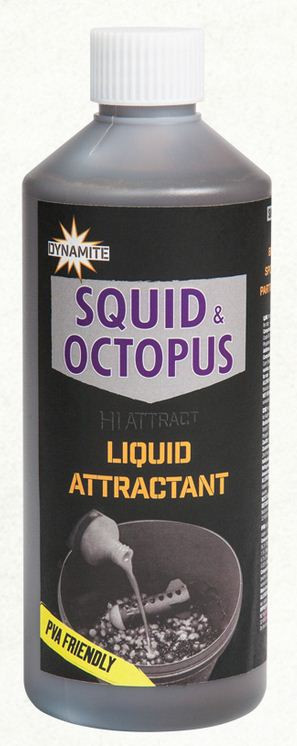 Ликвид Dynamite Baits Liquid Attractant Squid & Octopus 500ml
