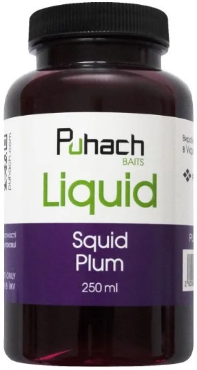 Ліквід Puhach Baits Liquid 250ml - Squid Plum