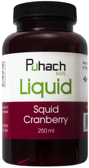 Ліквід Puhach Baits Liquid 250ml - Squid Сranberry