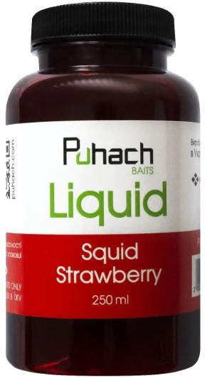 Ліквід Puhach Baits Liquid 250ml - Squid Strawberry