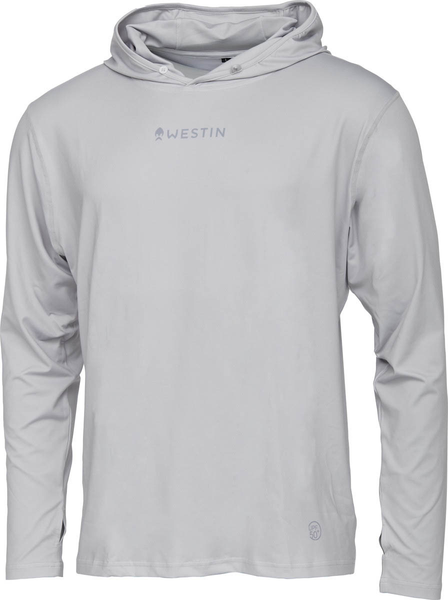 Чоловічий лонгслів капюшон Westin Ledge UPF Hoodie Mist Grey XL