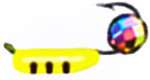 Мормышка вольфрам PM467 Столбик с гран шаром Хамелеон 0.5g (лимон) №2