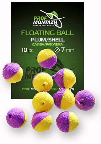 Насадка Floating Ball ProfMontazh 7mm Слива/Ракушка 