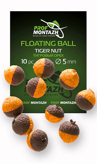 Насадка Floating Ball ProfMontazh 8mm Тигровый орех 
