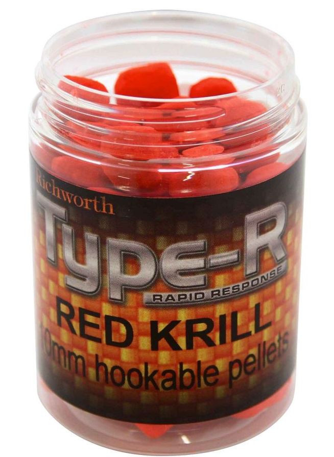 Насадочный пеллетс Richworth Type-R Red Krill Hookable Pellets 6x10mm 100ml