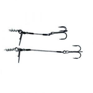 Оснастка для силикона Gurza Leader Stinger Rig ST36 6.5 и 8.5см №4 2шт