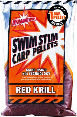 Пеллетс Dynamite Baits Swim Stim Red Krill Pellets 1mm 900g