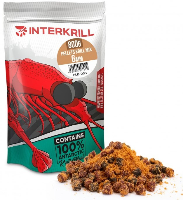Пеллетс InterKrill Pellets Krill Mix 6mm 800g