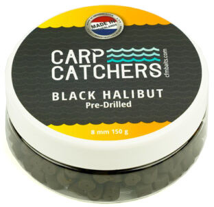 Пеллетс насадочний Carp Catchers Black Halibut Hook Pre-Drilled 14mm 150g