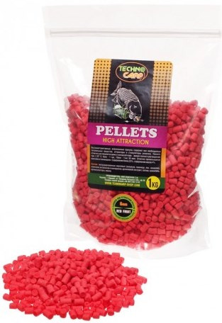 Пеллетс Технокарп Flavored Carp Pellets Red Fruit 6mm