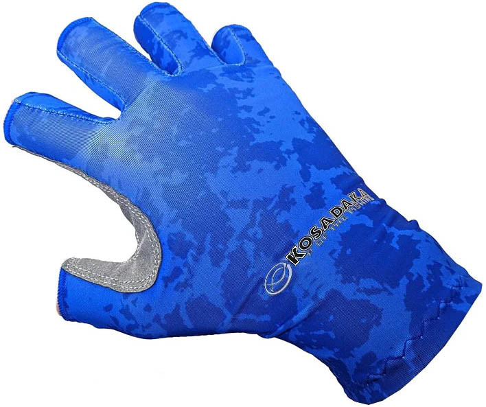 Рукавички Kosadaka ICE SILK SUNBLOCK захист UV сині 