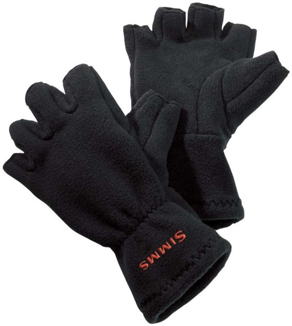 Перчатки Simms Freestone Half-Finger Glove Black S