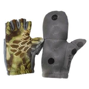 Рукавички рукавиці Fishing ROI 18-04-01 рептилія (сірий) XL