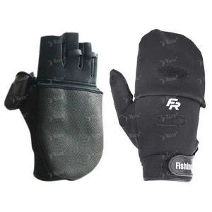 Перчатки-варежки Fishing ROI WK-06 black ХХL
