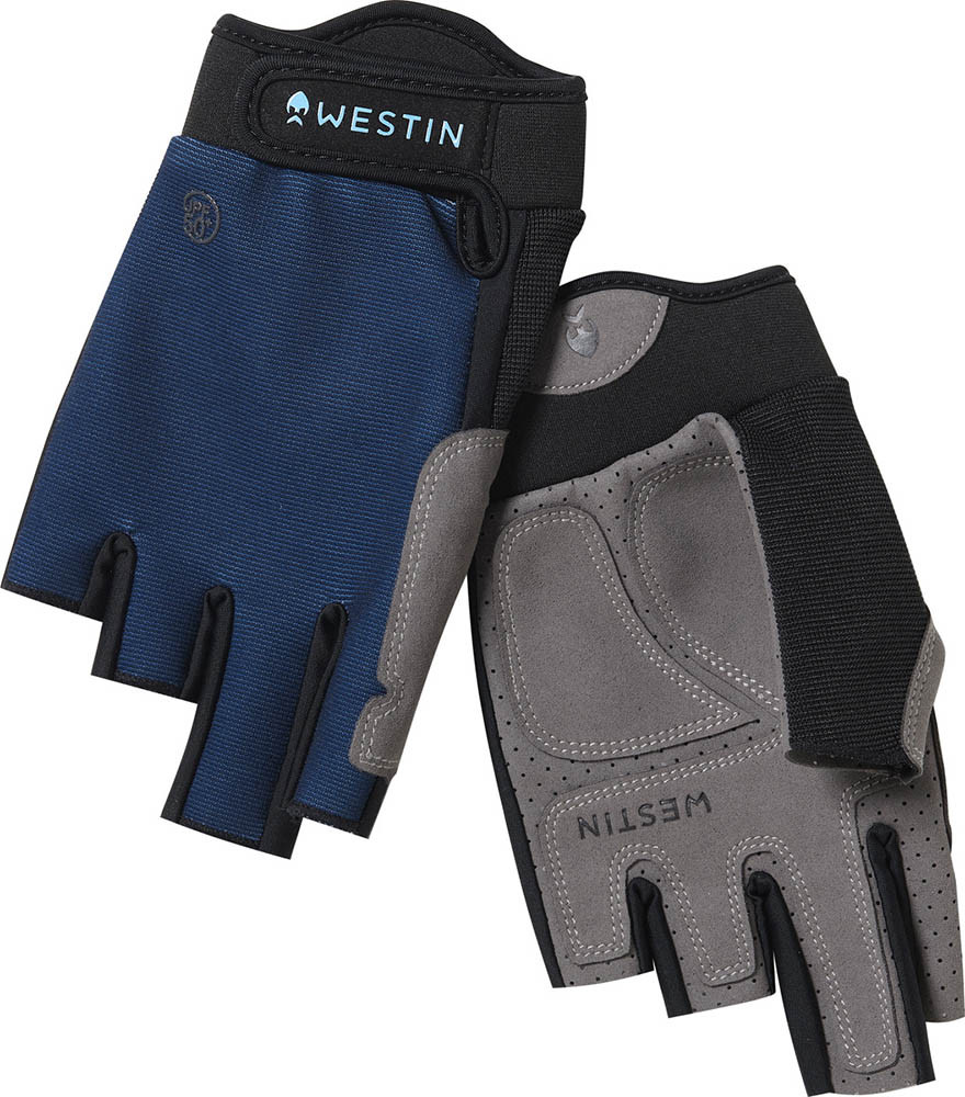 Перчатки Westin Drip UPF Half Finger Glove Petrol Blue L