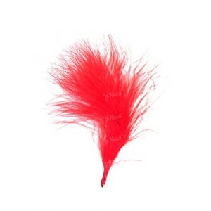 Перья марабу Strike Marabou Feathers - Red (красные)