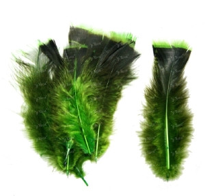 Перо покривне індика Strike Blanket Turkey Feathers Dark Green
