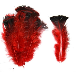 Перо покривне індика Strike Blanket Turkey Feathers Red