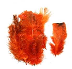 Перо индюка покровное Strike Mini Blanket Turkey Feathers Orange
