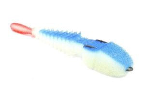 Поролоновая рыбка Levsha 3D Stream 10см WBlue