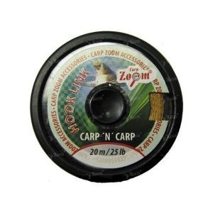 Поводковый материал Carp Zoom Hook Link Mudi brown 20m 25lb CZ1519