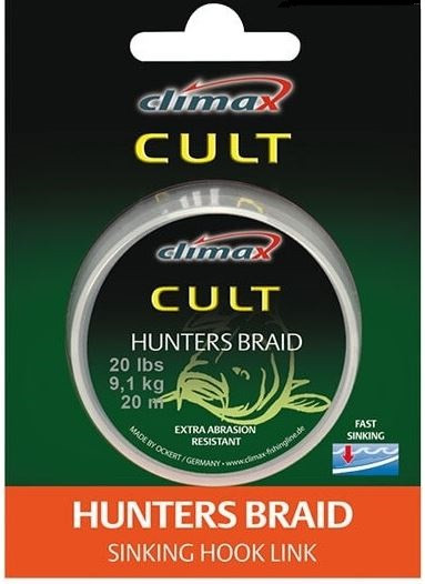Поводковый материал Climax Cult Hunters Braid Weed 30lbs 20m