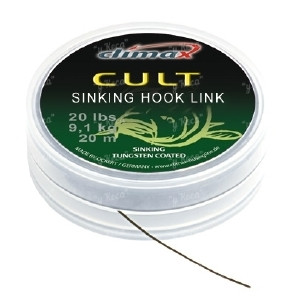 Повідковий матеріал Cult Hook Link 20lb 20m Camou