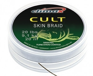 Поводковый материал Cult Skin Braid 20lb Camou