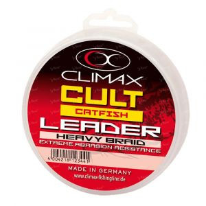 Поводковий матеріал для сома Climax Cult Catfish Kevlar (олива) 20м 0.80мм