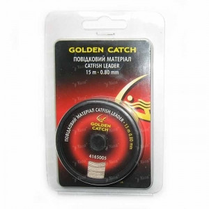 Поводковый материал для сома Golden Catch Catfish Leader 15м 0.80мм