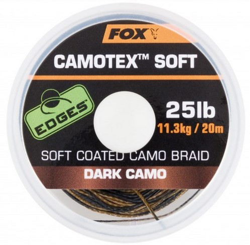 Повідковий матеріал Fox Camotex Soft Dark Camo 25lb 20m