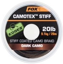 Поводковый материал Fox Camotex Stiff Dark Camo 20lb 20m