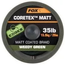 Поводковий матеріал Fox Matt Coretex Weedy Green 15lb 20m