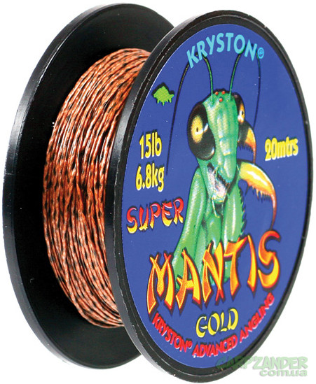 Повідковий матеріал Kryston Mantis Gold 25lb 20m