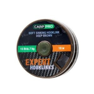 Поводковый материал мягкий Carp Pro Soft sinking Hooklink Brown 10m 15lb