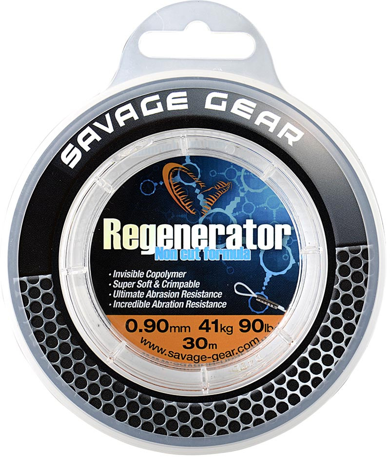 Поводковый материал Savage Gear Regenerator Mono 30m 0.40mm 22lb/140kg Clear 54838