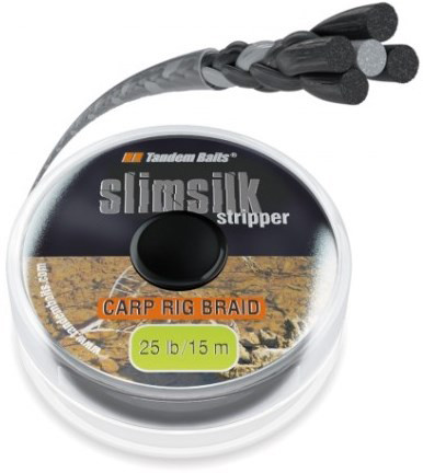 Поводковий матеріал Tandem Baits Slimsilk Stripper 15m 25lb Silt