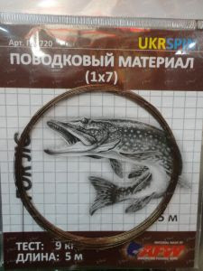 Поводковый материал Ukrspin 1*19 ПМ1920 3м 9кг