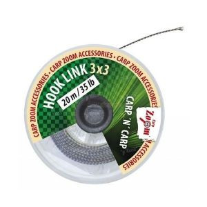 Поводочный материал Carp Zoom Hook Link 3*3 20m 15lb CZ6804