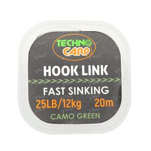 Поводочный материал Технокарп 20м без оплетки Camo Green 25lb 80143