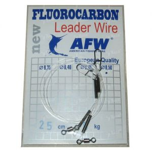 Поводок AFW флюорокарбон 20см 8кг 2шт