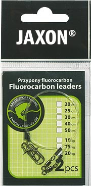 Поводок Jaxon Fluorocarbon 25cm 15kg 2шт