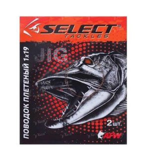 Повідець Select 1*19 П191515 15см 7кг 2шт