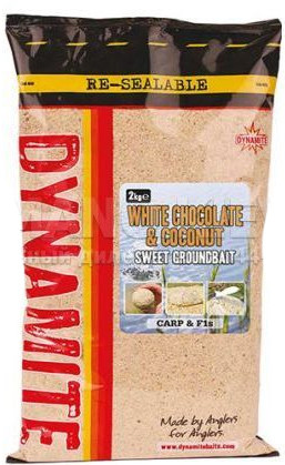 Прикормка Dynamite Baits XL White Chocolate&Coconut Groundbaits 2kg