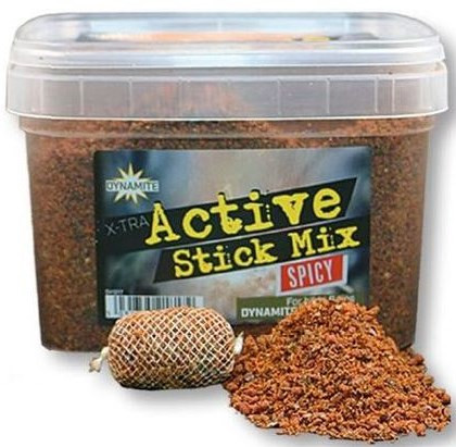 Прикормка Dynamite Baits Xtra Active Stick Mix Spicy 650g