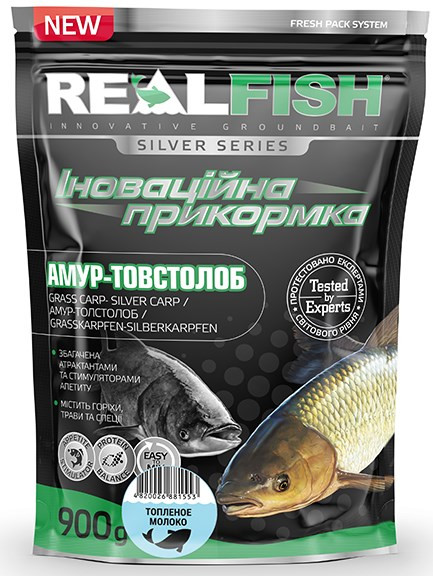 Прикормка Real Fish Амур-Толстолоб 