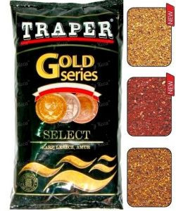 Прикормка Traper 1кг Gold Select бежевая 00014