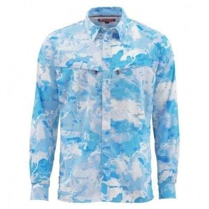 Рубашка Simms Intruder BiComp LS Shirt Cloud Camo Blue 804XC-03-М